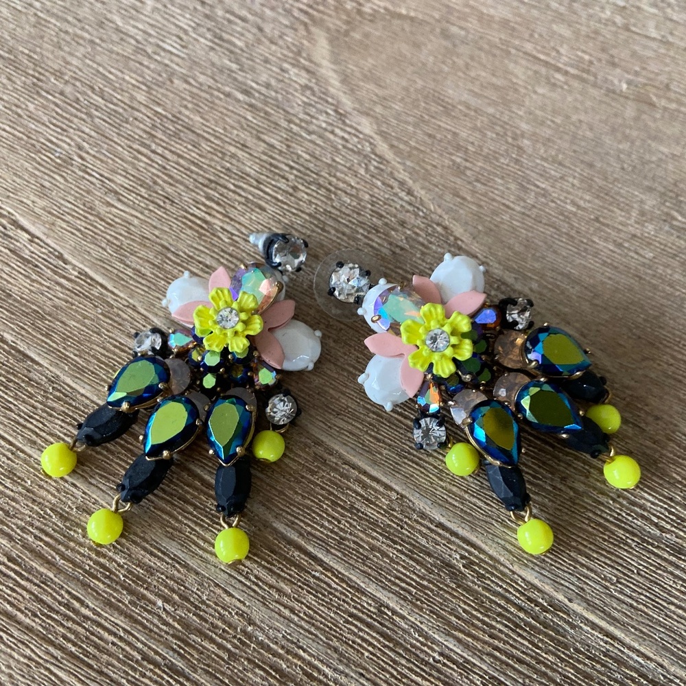 J. Crew Jewelry Bundle - Chunky Statement Bracelet + 2 Pair Earrings